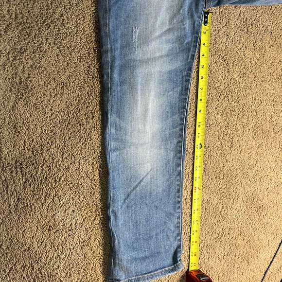 $8SALE Refuge Cropped Women's Juniors Relaxed Fit Size 7 Denim Jeans - Picture 9 of 14